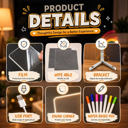 LED  Glow Drawing Board light Pad for Artists & Kids