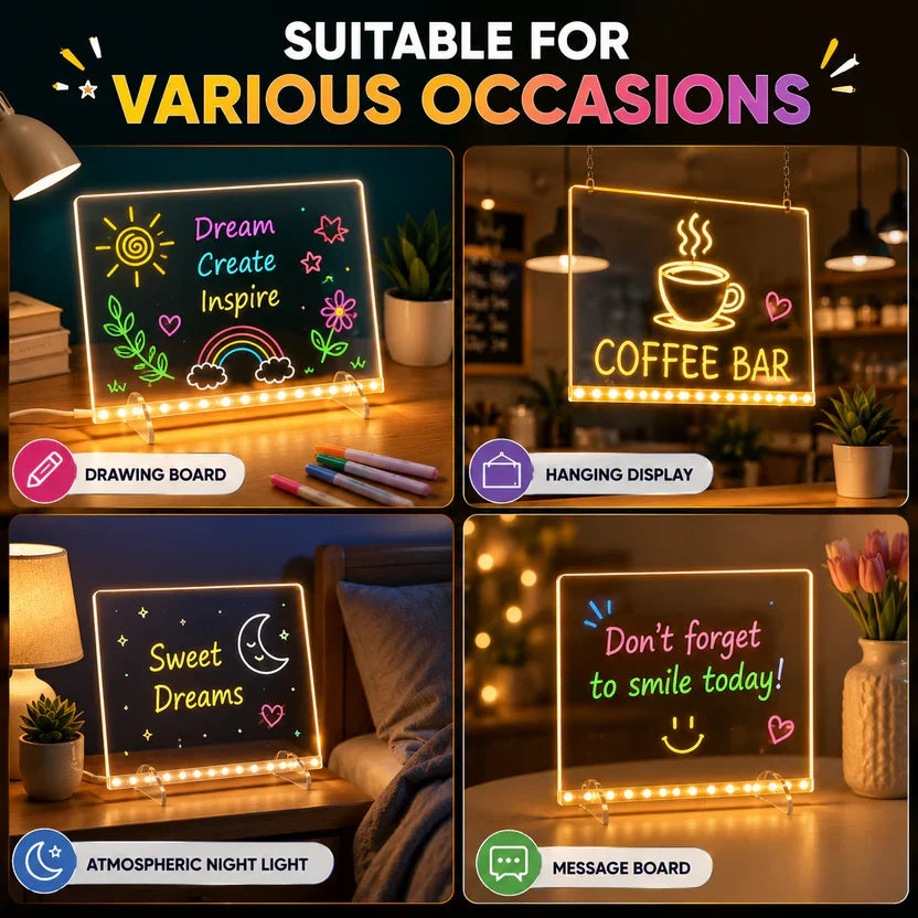 LED  Glow Drawing Board light Pad for Artists & Kids