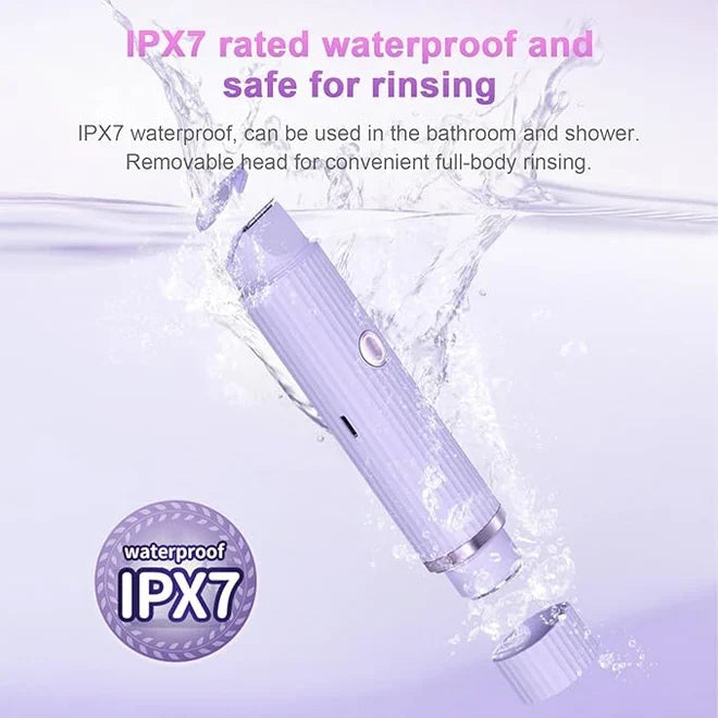 2 in 1 Dual-Head Shaver Waterproof Rechargeable, for Armpit, Legs, Arms